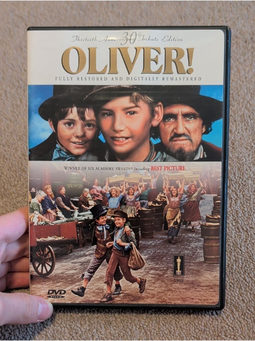 💜‎ 5/$20 Oliver! 30th Anniversary DVD - Cream & Blue Cover